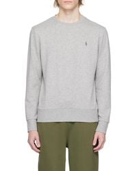 Polo Ralph Lauren - Logo-Embroidered Crew-Neck Sweatshirt - Lyst