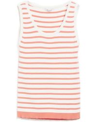 Max Mara - Striped Knitted Tank Top - Lyst