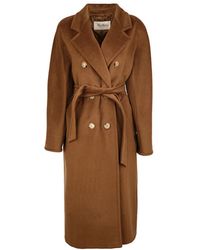 Max Mara - Girdle Long-Sleeved Coat - Lyst