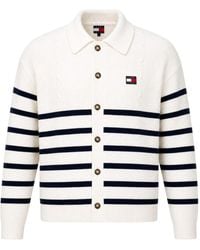 Tommy Hilfiger - Long-Sleeve Knitted Cardigan - Lyst