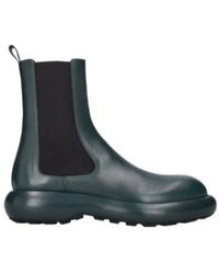 Jil Sander - Rear Pull-Ring Ankle Boots - Lyst
