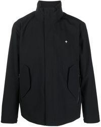 Stone Island - High-Neck Zip-Up Jacket - Lyst