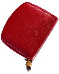 Gucci - Small Wallet With Bamboo - Lyst