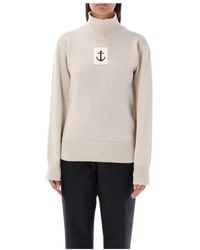 Jil Sander - High-Neck Knitted Jumper - Lyst