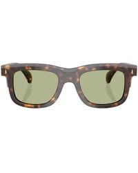 Moncler - Logo-Print Sunglasses - Lyst