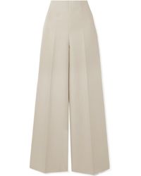 Rohe - Twill Wide-Leg Casual Pants - Lyst