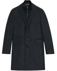 BOSS - Buttoned Coat - Lyst