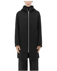 Bottega Veneta - Double Face Brushed Hooded Coat - Lyst