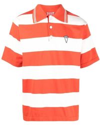 KENZO - Logo-Patch Short-Sleeved Striped Polo Shirt - Lyst
