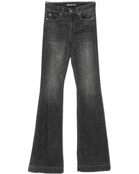 Liu Jo - Faded Flared-Leg Jeans - Lyst