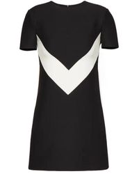 Valentino - Two-Tone T-Shirt Dress - Lyst