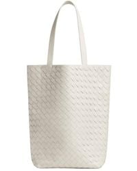 Bottega Veneta - Small Intrecciato North-South Tote - Lyst
