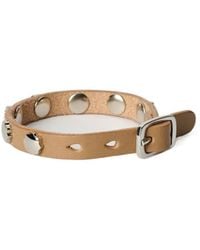 Our Legacy - Flower Studded Leather Bracelet - Lyst