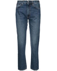 TOTEME - Totême Twisted Seam Straight-Leg Jeans - Lyst