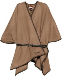 Max Mara - Colomba Belted Cape - Lyst