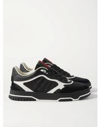 Gucci - Apos;S Re-Web Gg Supreme Canvas And Leather Sneakers - Lyst