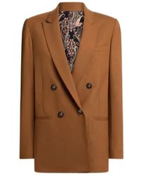Etro - Double-Breasted Long Sleeved Blazer - Lyst