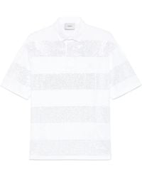 Coperni - Crystal-Striped Polo Shirt - Lyst