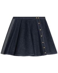 Celine - Peplum Skirt - Lyst
