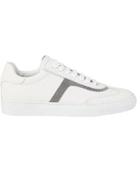 Brunello Cucinelli - Precious Detailed Lace-Up Sneakers - Lyst
