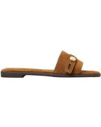 Tory Burch - Logo Slippers - Lyst