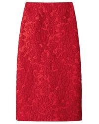 La DoubleJ - Floral-Pattern Skirt - Lyst
