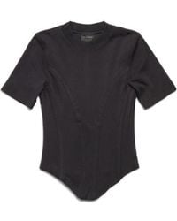Balenciaga - Corseted T-Shirt - Lyst