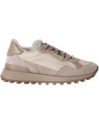 Brunello Cucinelli - Monili Detailed Low-Top Sneakers - Lyst