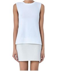 Rier - Sleeveless Round-Neck Tank Top - Lyst