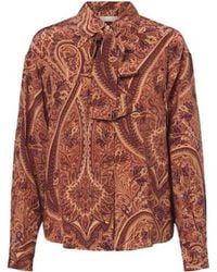 Ulla Johnson - Tie-Neck Silk Crêpe De Chine Blouse - Lyst