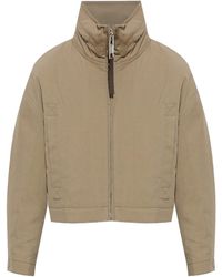 Moschino - Stand-Up Collar Zip-Up Jacket - Lyst