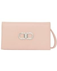 Ferragamo - Double Gancini Mini Shoulder Bag - Lyst