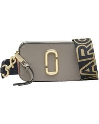 Marc Jacobs - The Snapshot Logo Plaque Crossbody Bag - Lyst