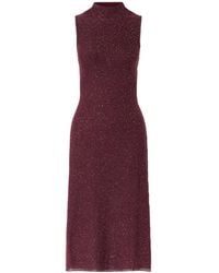 Altuzarra - Marian Sequined Knitted Halterneck Midi Dress - Lyst