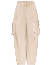 Alaïa - Alaïa Drawstring Cargo Pants - Lyst