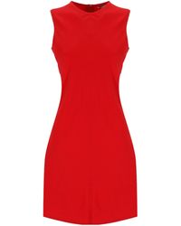 Ami Paris - Straight Short Dress - Lyst