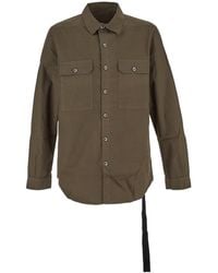 Rick Owens - Long-Sleeved Button-Up Shirt - Lyst