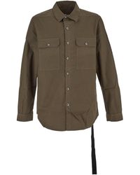 Rick Owens - Long-Sleeved Button-Up Shirt - Lyst