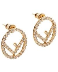 Fendi - F Is Earrings - Lyst