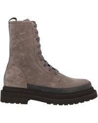 Brunello Cucinelli - Ankle Boots Leather - Lyst