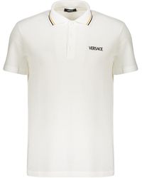 Versace - Short-Sleeved Polo Shirt - Lyst