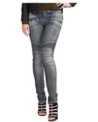 Balmain - Jeans With Belt Loops - Lyst