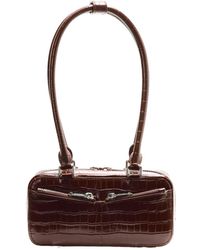 Self-Portrait - Embossed Mini Shoulder Bag - Lyst