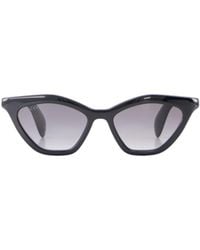 Gucci - Eyewear Cat Eye Frame Sunglasses - Lyst