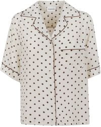 P.A.R.O.S.H. - P.A.R.O..H. Polka-Dot Piped Shirt - Lyst