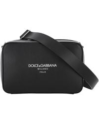 Dolce & Gabbana - Logo Printed Zipped Messenger Bag - Lyst