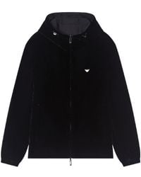 Emporio Armani - Zip-Up Reversible Hooded Jacket - Lyst