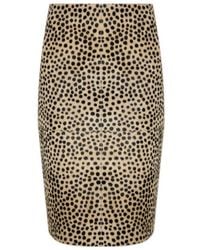 Rohe - Animal-Print Skirt - Lyst
