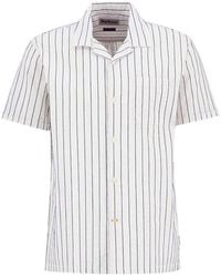 Barbour - Park Seersucker Striped Short-Sleeved Shirt - Lyst