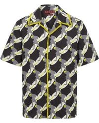 Gucci - Printed Light Cotton Poplin Shirt - Lyst
